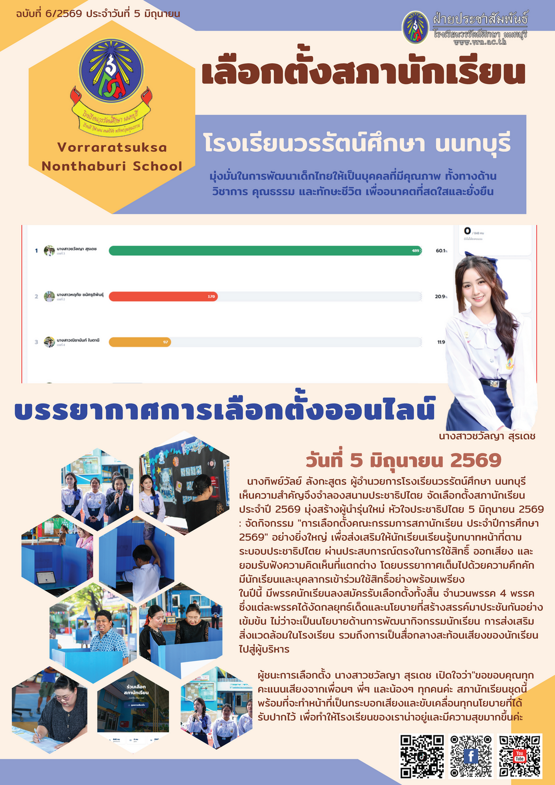 จดหมายข่าวประชาสัมพันธ์ ฉบับที่ 6/2569